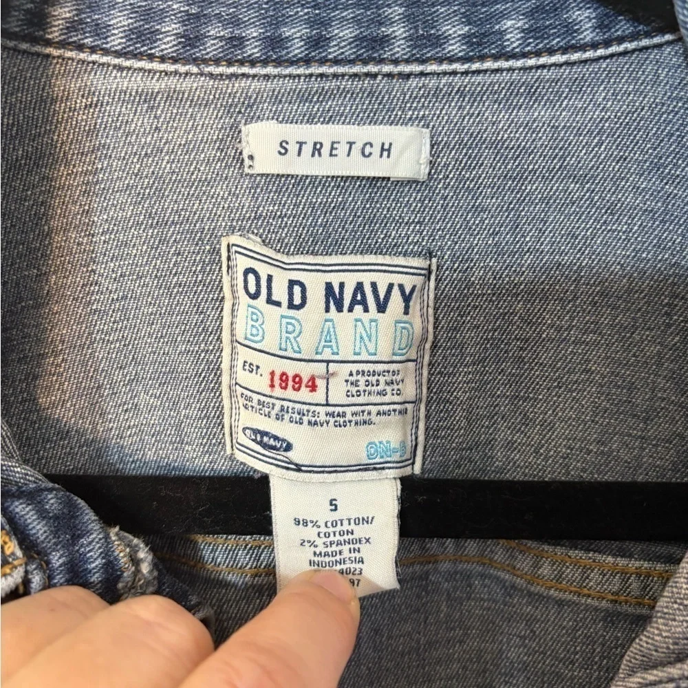Old Navy Women's Button Up Denim Jacket